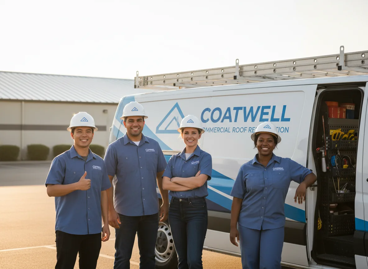 Commercial roof coating company in Cecil, GA